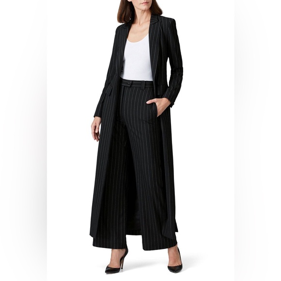 NWOT Sweet Baby Jamie Wool Blend Pinstripe Coat - Picture 3 of 7